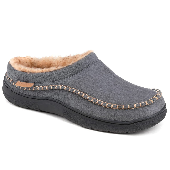 π₯π Hot Sale! Limited Stock! πππ₯Men's Daily Non-Slip Warm Plush Wide Toe Slip-On Loafers Slippers