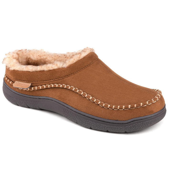 π₯π Hot Sale! Limited Stock! πππ₯Men's Daily Non-Slip Warm Plush Wide Toe Slip-On Loafers Slippers
