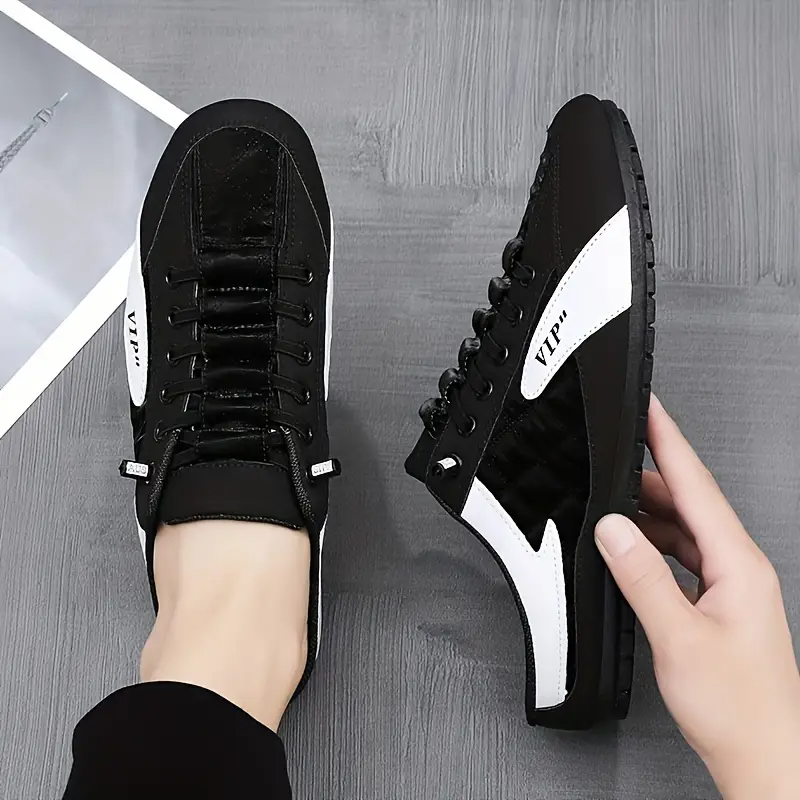 Men's Fashion Breathable Slip-On Mules, Lightweight Non-Slip Comfy Casual Shoes