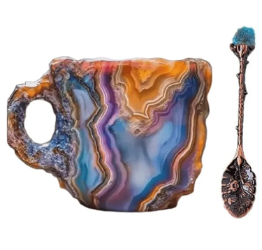 π Last day 50% OFF -2024 New Mineral Crystal Coffee Mugs