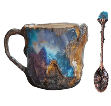π Last day 50% OFF -2024 New Mineral Crystal Coffee Mugs