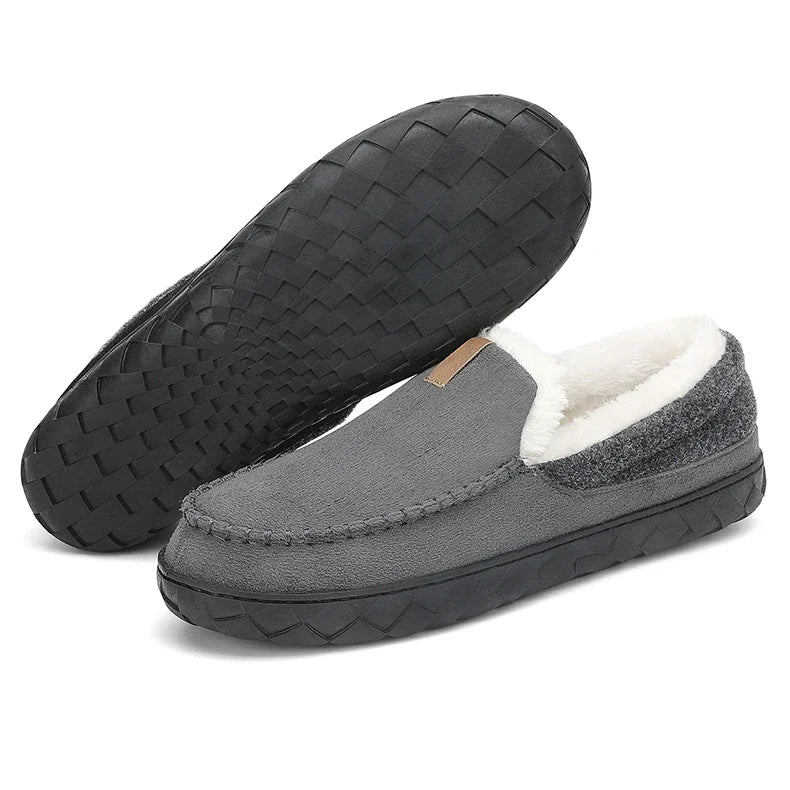 Men’s Plush Comfort Loafers – Cozy Warmth for Chilly Days