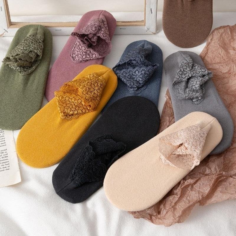 ๐ฅ Autumn and Winter New Fashion Lace Warmer Socks(One size fit all)