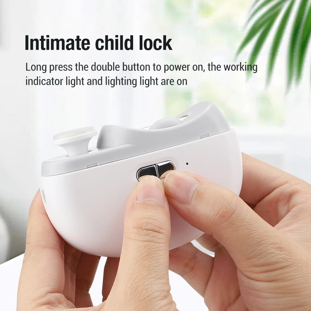 Perfect for All Ages 👵👶 3-in-1 Automatic Electric Nail Clipper with Polishing - 🌟Safe & Convenient🌟