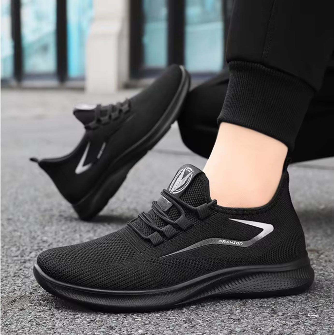 Men's Orthopedic Slip-On Walking Shoes, Comfort Lightweight Breathable Sneakers