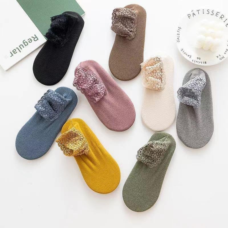 ๐ฅ Autumn and Winter New Fashion Lace Warmer Socks(One size fit all)