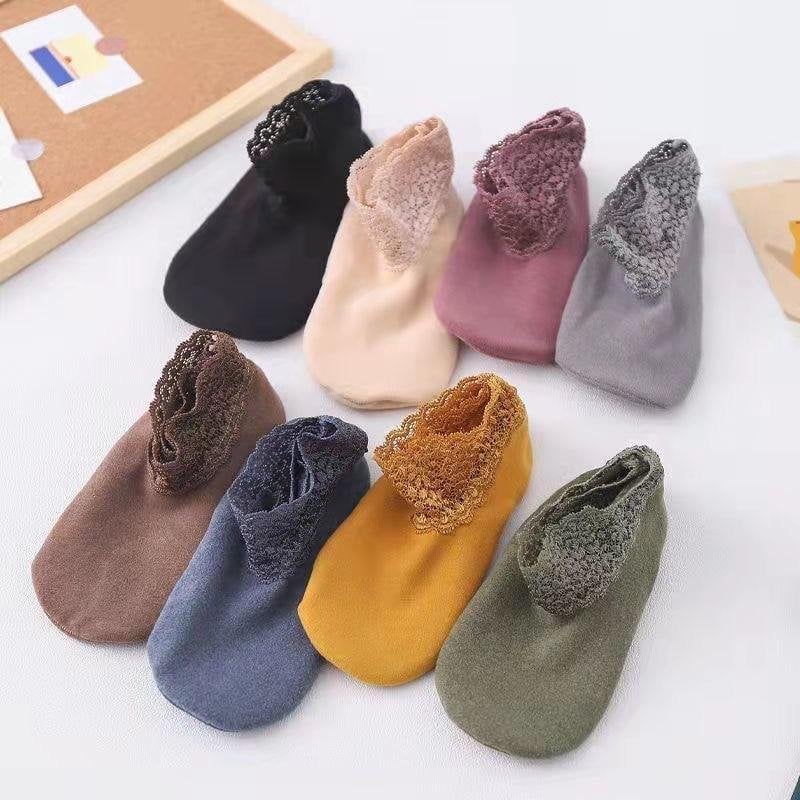 ๐ฅ Autumn and Winter New Fashion Lace Warmer Socks(One size fit all)