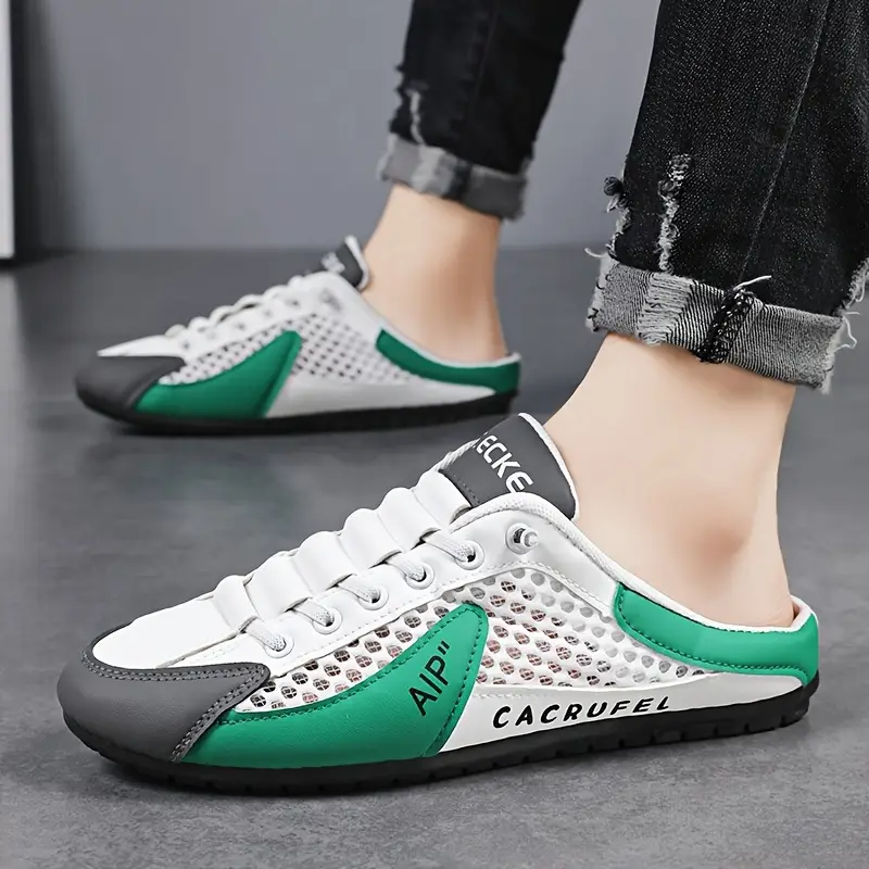 Men's Orthopedic Soft-Soled Casual Half Slippers – Trendy Summer Sneakers for Comfort & Support.