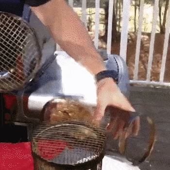 🔥Rolling Grilling Basket