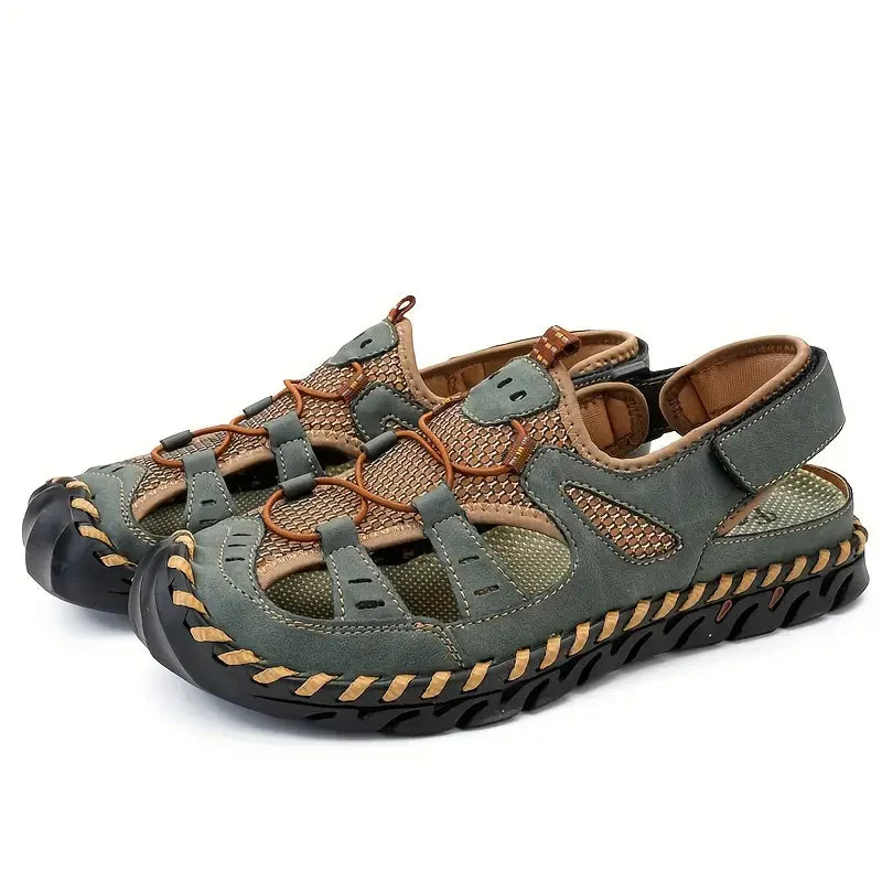 TrekStep™ Closed-Toe Outdoor Sandals – Breathable Support for All-Day Walking