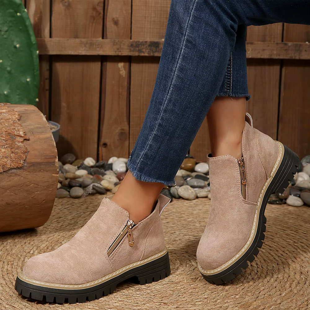 EasyStep™ Side-Zip Ankle Boots – Easy On Comfort with Built-In Stability