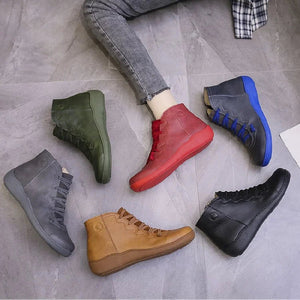 🔥Last Day Promotion 50% OFF - Comfortable Leather Arch Support Boots
