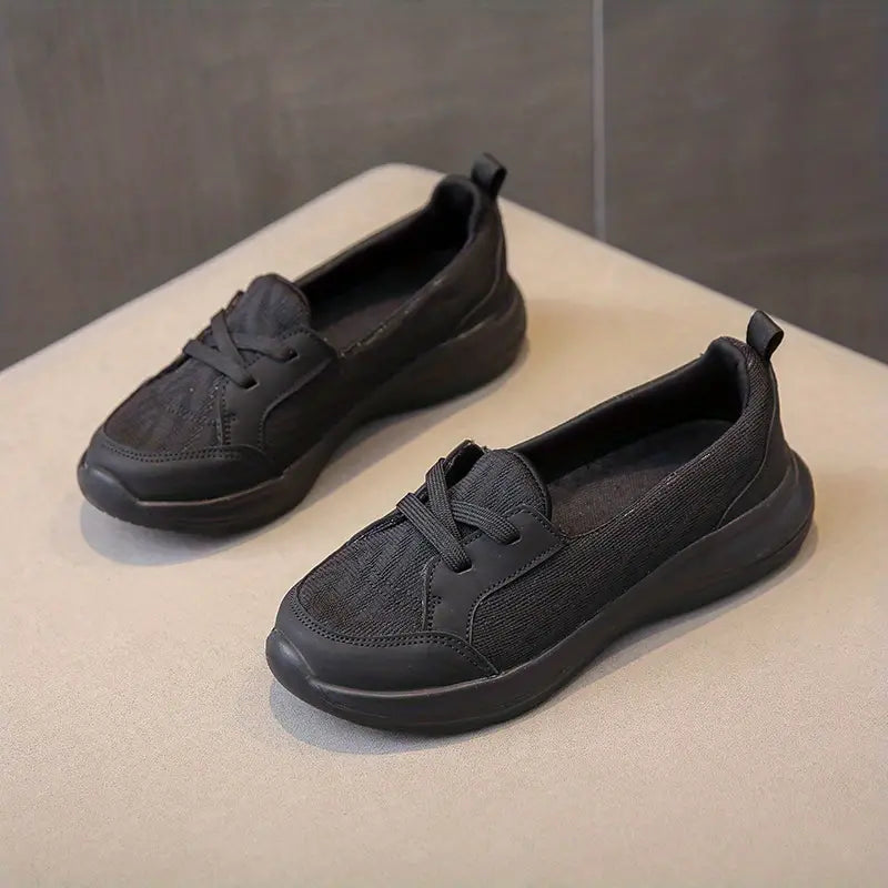 2023 Women's Orthopedic Lace Up Loafers, Thick Bottom Platform Sneakers, Lightweight Non-slip Outdoor Shoes