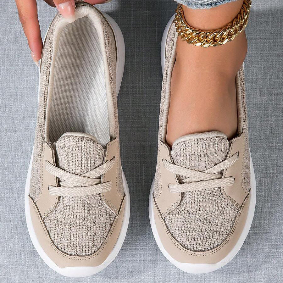2023 Women's Orthopedic Lace Up Loafers, Thick Bottom Platform Sneakers, Lightweight Non-slip Outdoor Shoes