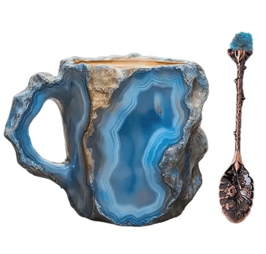 🎁 Last day 50% OFF -2024 New Mineral Crystal Coffee Mugs