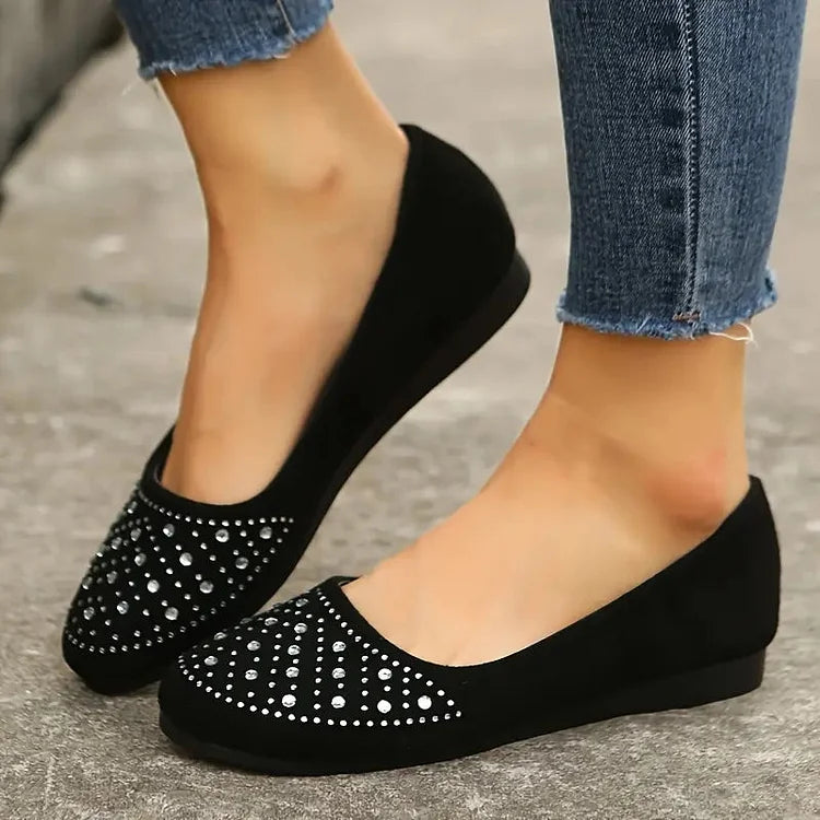 🔥Last Day 50% OFF 🔥Women's Rhinestone Flat Shoes-Early Mother's Day Specials