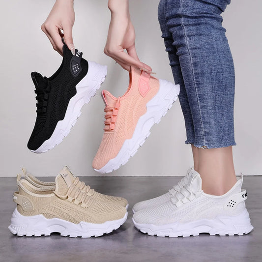 🔥Last Day 45% OFF - Women's Comfortable Sneakers, Breathable Walking Shoes for All Season