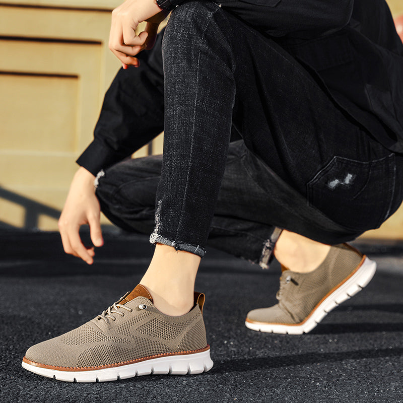 Men's Orthopedic Mesh Breathable Sneakers, Fashionable Non-Slip Smart Casual Shoes