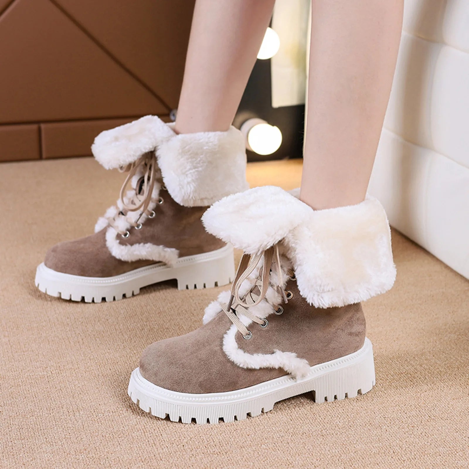🔥Hot Sale !!!50% OFF🔥Women's Orthopedic Plush-Lined Winter Boots