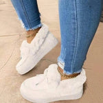 2023 Women's boots round head thick sole Orthopedic Arch-Support thick warm cotton shoes