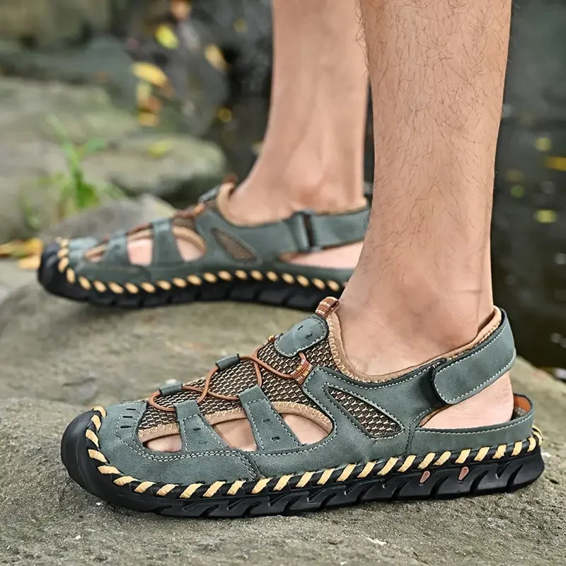 TrekStep™ Closed-Toe Outdoor Sandals – Breathable Support for All-Day Walking