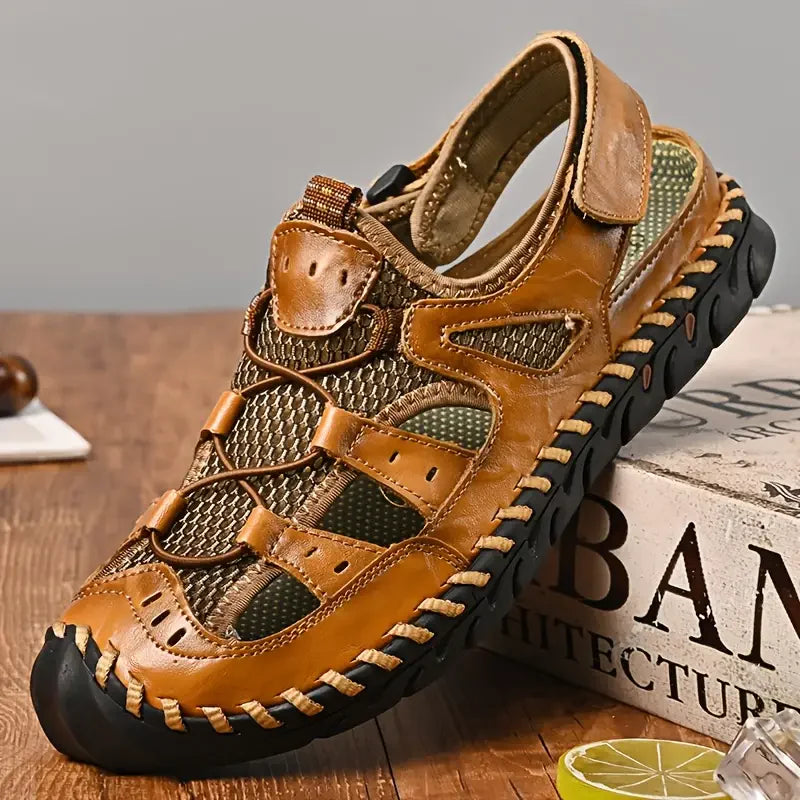 TrekStep™ Closed-Toe Outdoor Sandals – Breathable Support for All-Day Walking