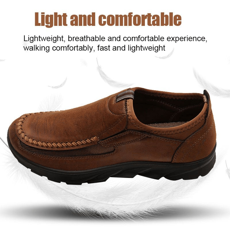 Men's Casual Breathable Loafers, Orthopedic Slip-on Shoes